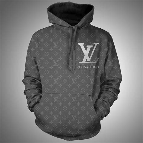 white and grey louis vuitton|louis vuitton grey hoodie.